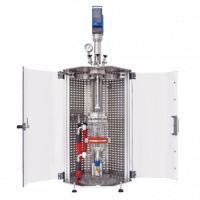 Jacketed glass pressure reactor