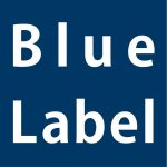 Blue label logo