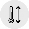 Wide process temperature range