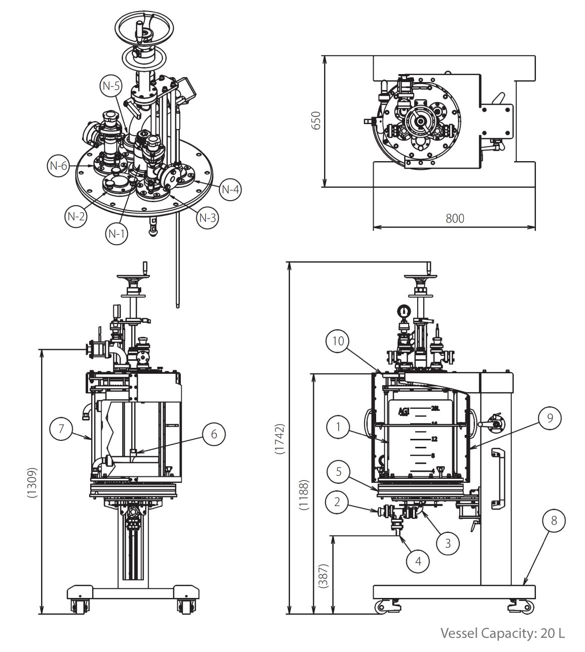 Pilot Plant Nutsche Filter Specifications